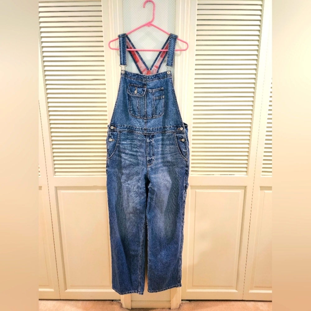 AE Drape Denim Overalls